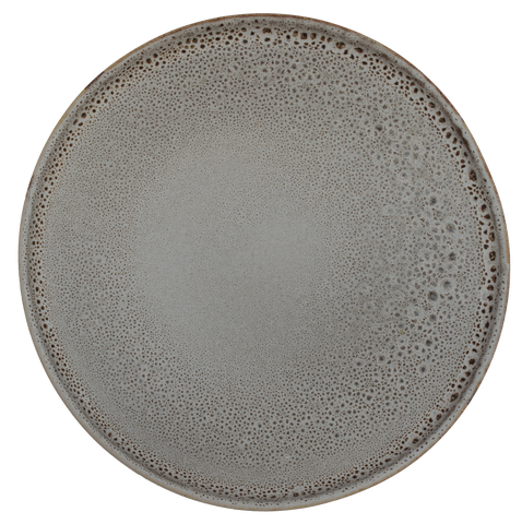 Moonlight Grey Walled Plate Ø27cm
