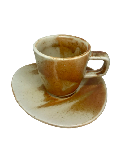 Sand Espresso Cup & Espresso Saucer 100ml