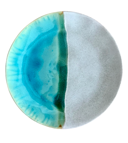 Moonlight Aqua Starter Plate Ø23 x H:3cm