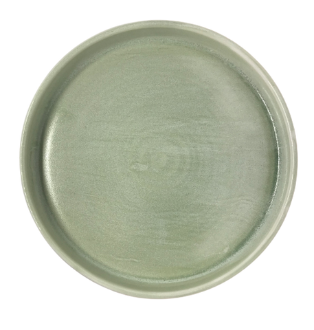 Jadite Walled Plate Ø18 x 3cm